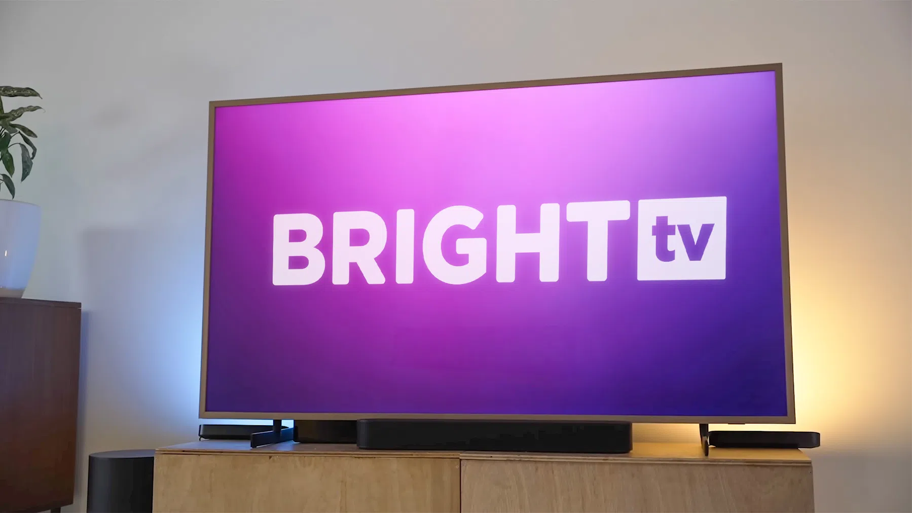 Bright TV op scherm